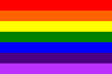 Pride flag colours